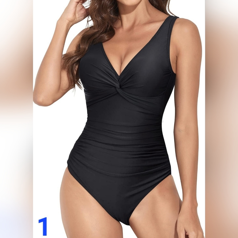 Women One Piece Bathing Suit Tummy Control Swimsuit